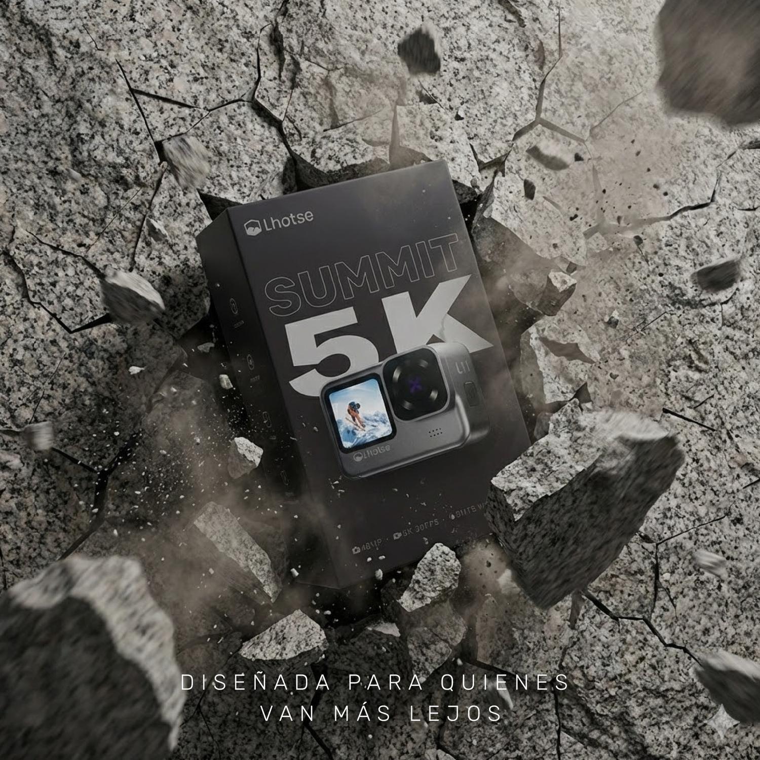 Cámara de Acción Deportiva Summit 5k 30fps Accesorios-6