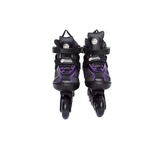 Patines Inline Fitness Morado Talla M Hook-3