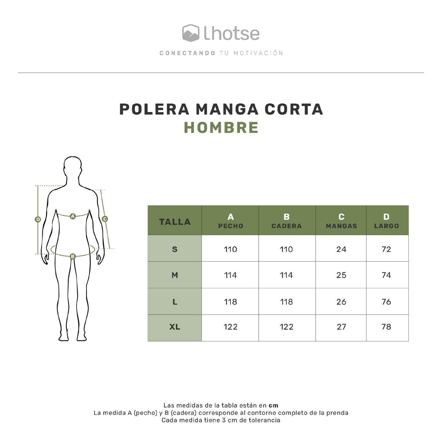 Polera Manga Corta Hombre Micelio Mycena Lhotse-7