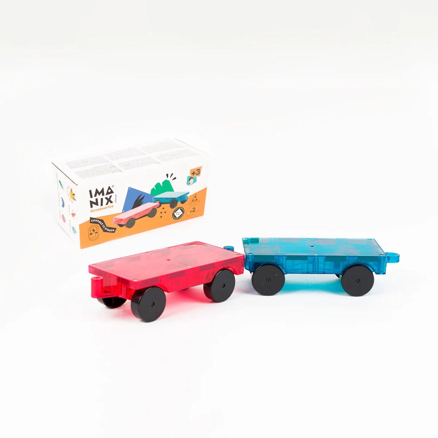 Imanix Set de 2 Carros Magnéticos-0