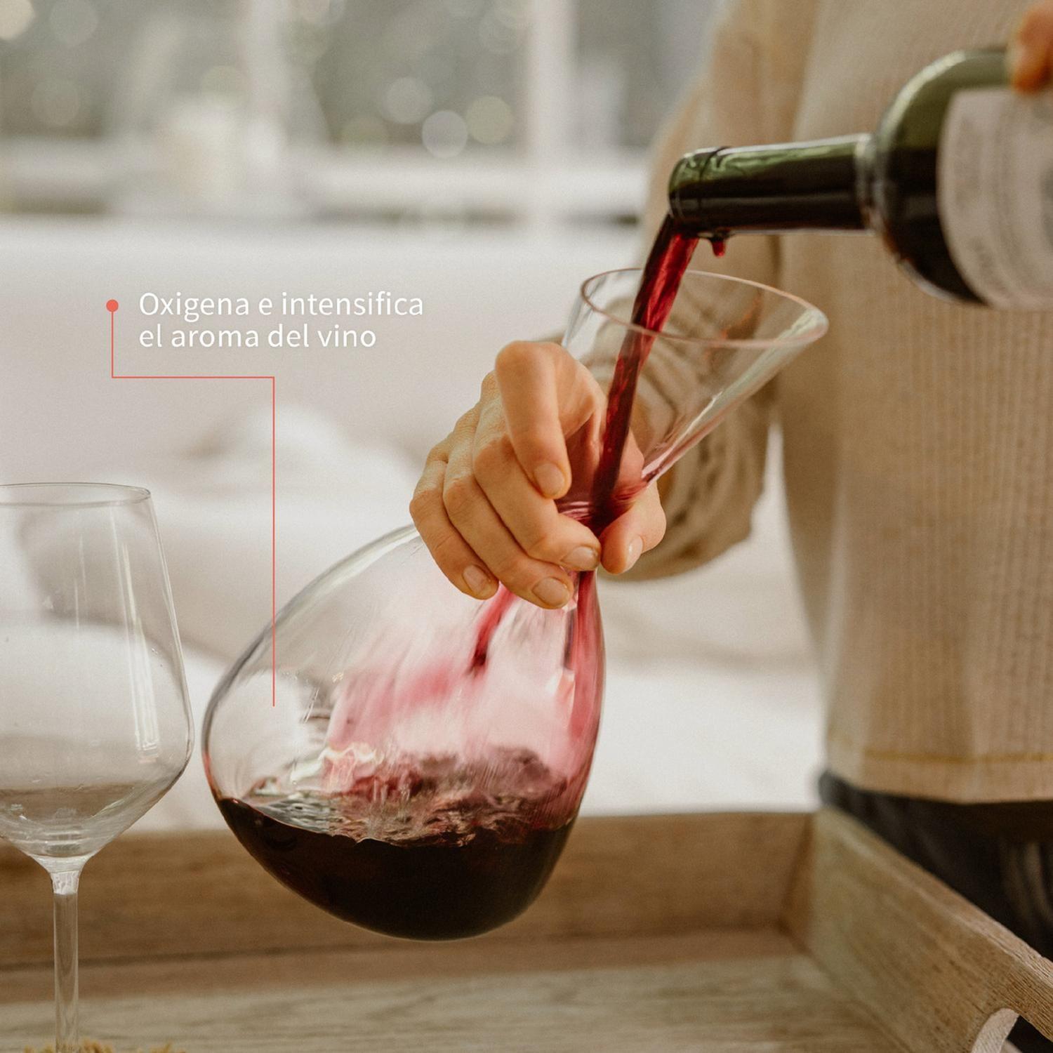 Decantador Aireador Vino Chateau 1650ml-3