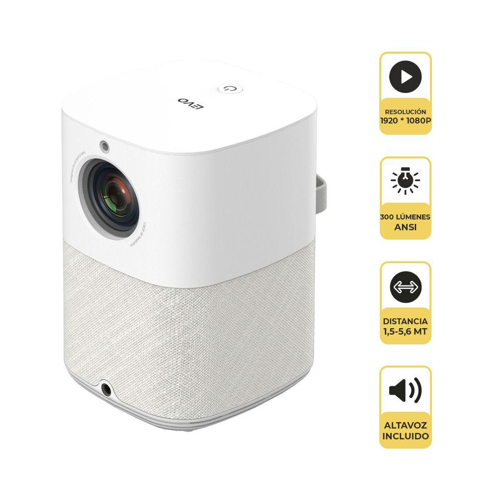 Proyector Infinity Smart Full Hd + Telón 100 Pulgadas Levo-2