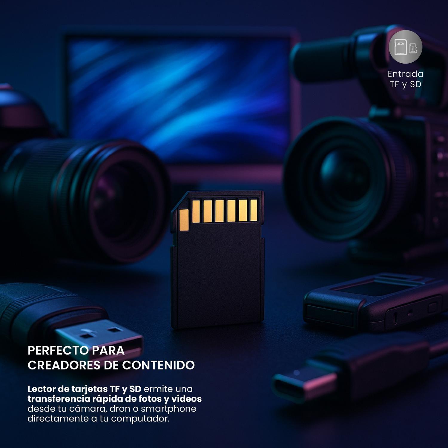 Hub USB-C Adaptador Multipuerto 6 en 1 Macbook Windows LEVO-6