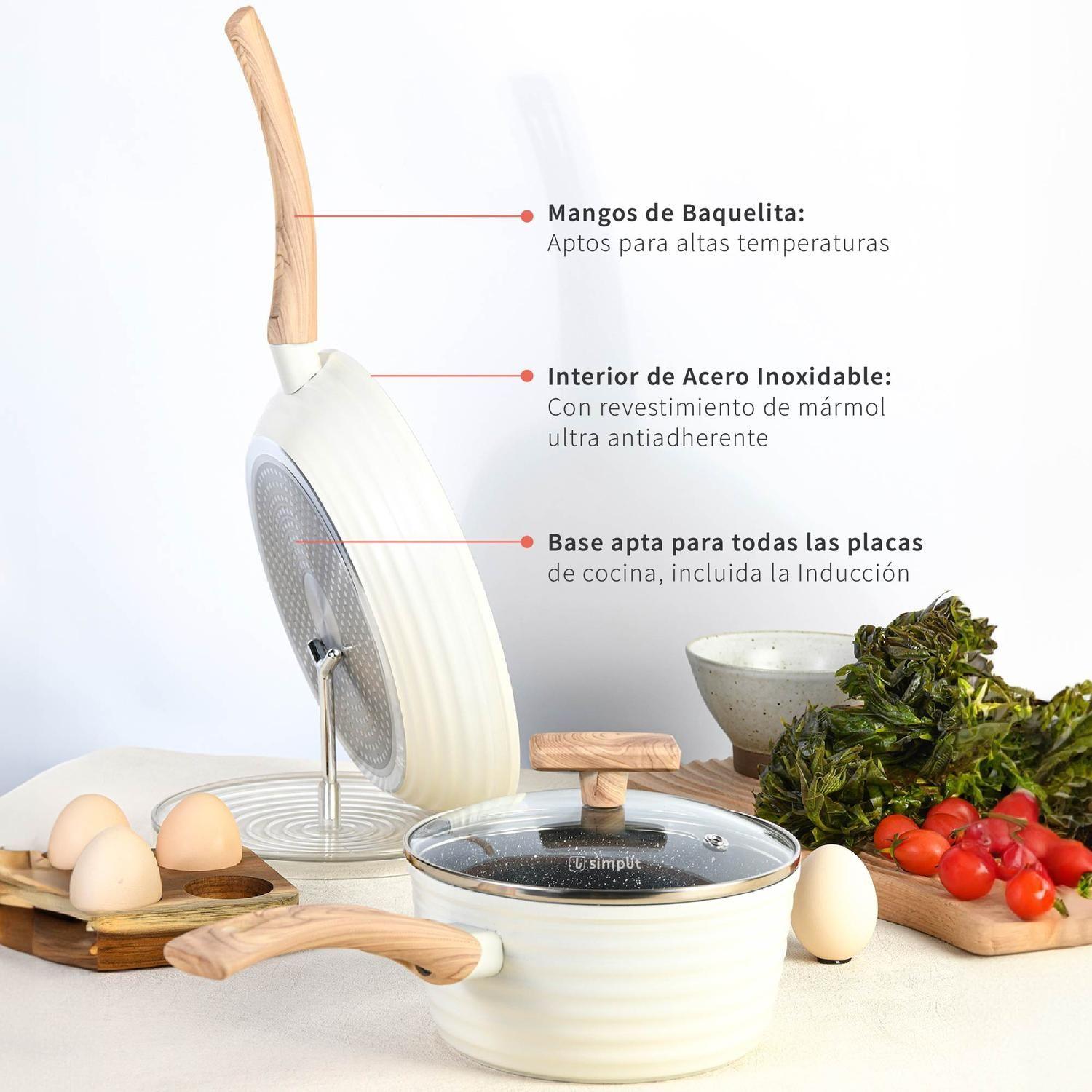 Batería de Cocina Antiadherente Savannah 9 Piezas-4
