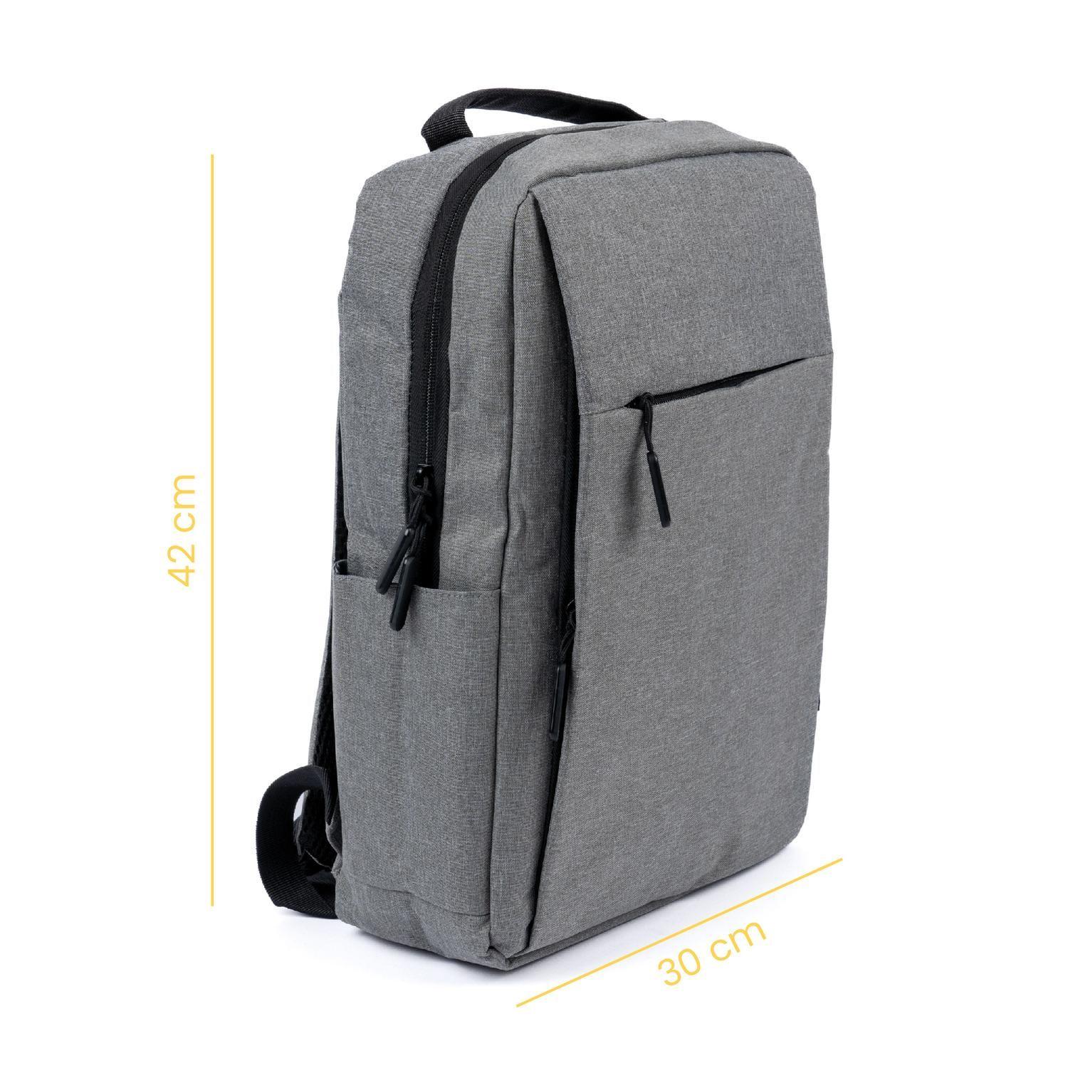 Mochila para Notebook con Puerto USB 15" Gris LEVO-6