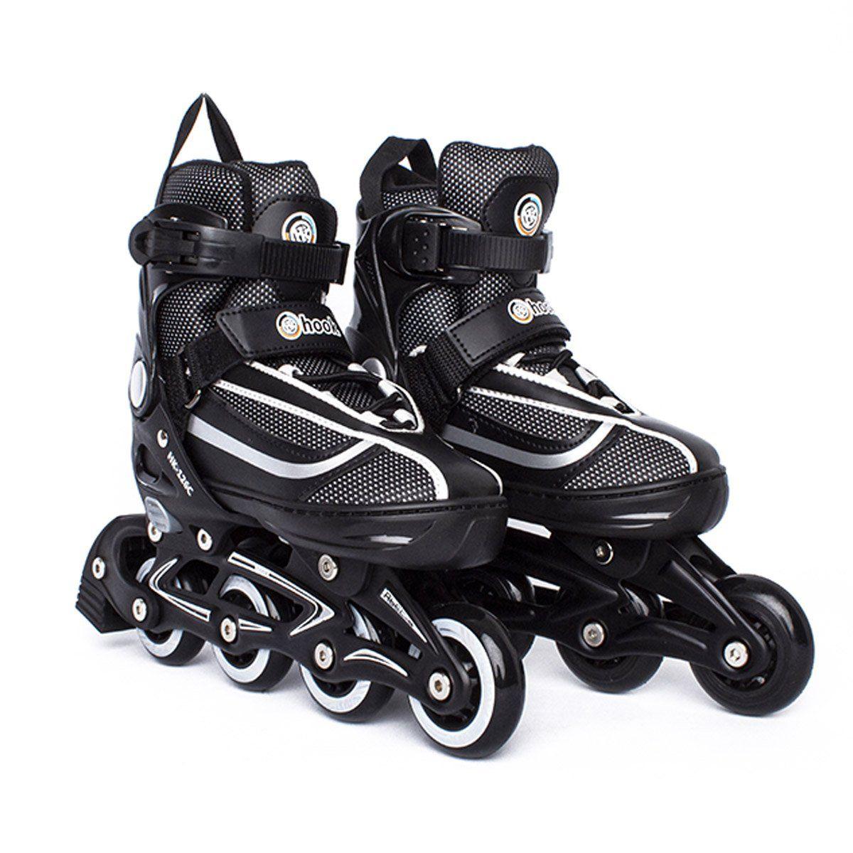Patines Roller Inline Fitness Negro Talla M Hook-0