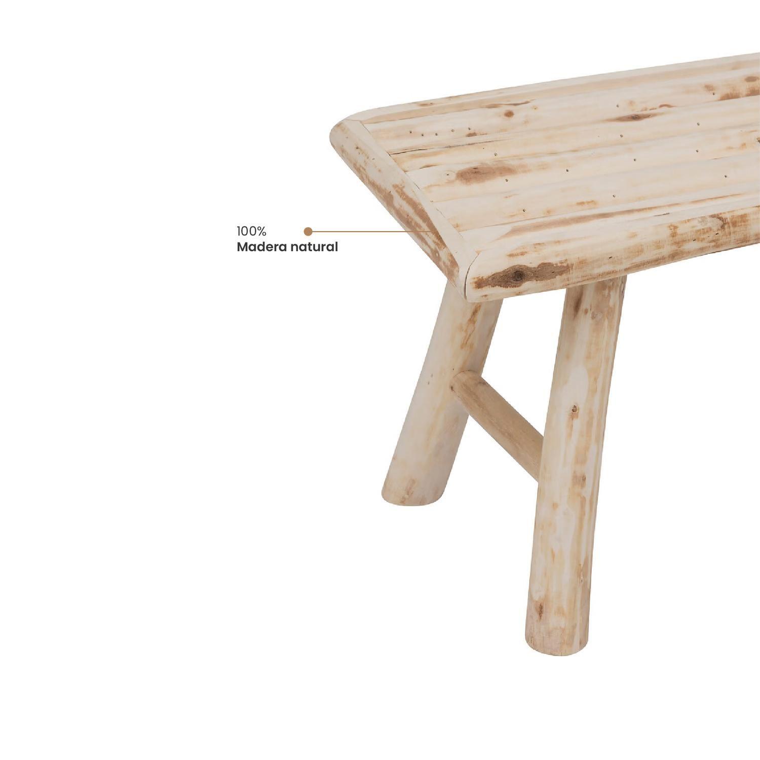 Banco De Madera Woody 70 X 27 cm Atmosphera-2