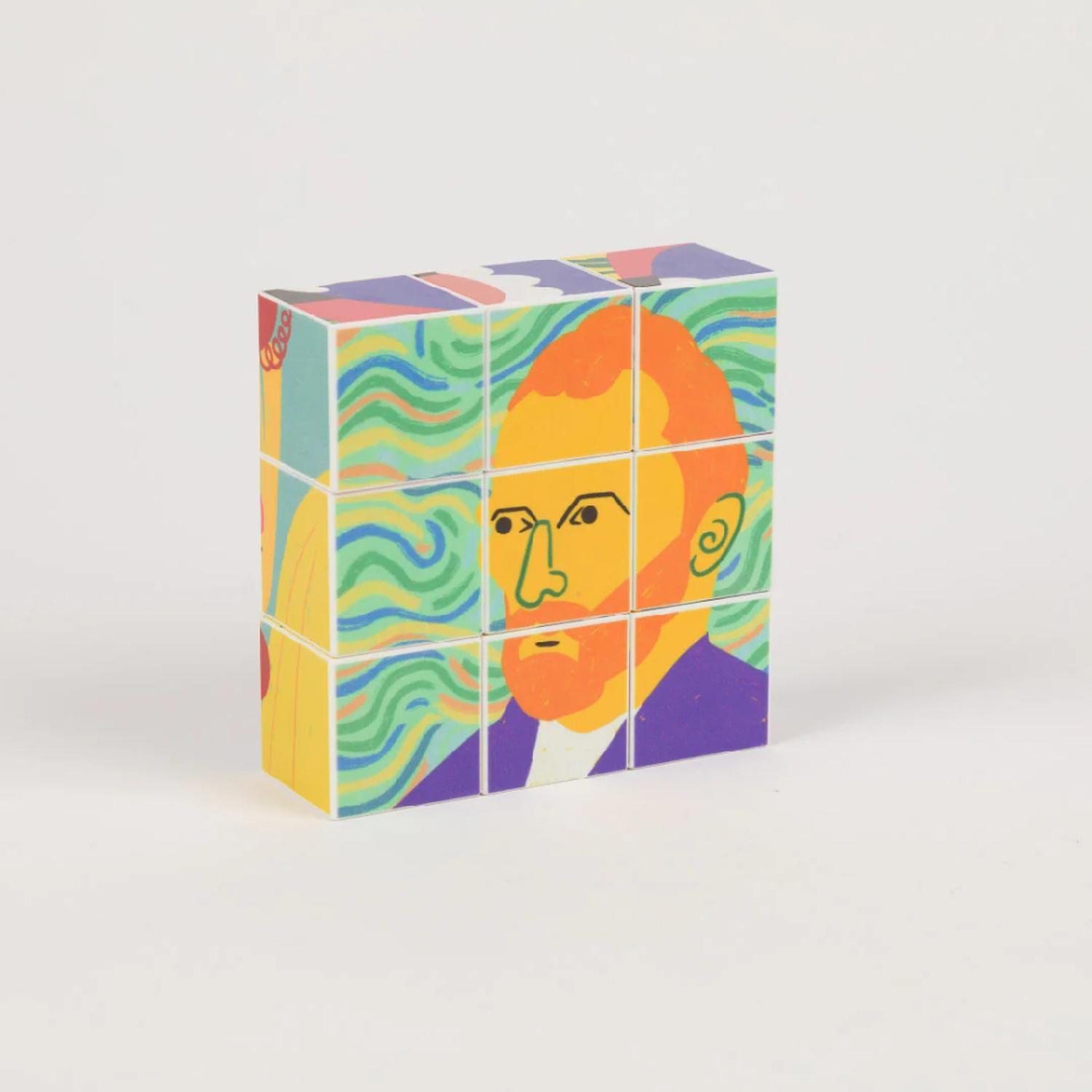 Juego de Memoria Rostros de Artistas Cube it! Imanix-2