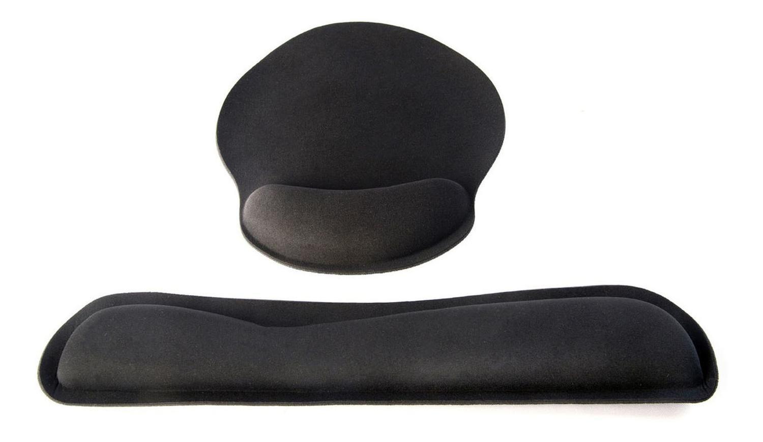 Reposamuñecas para Teclado y Mouse Negros Uplift-0