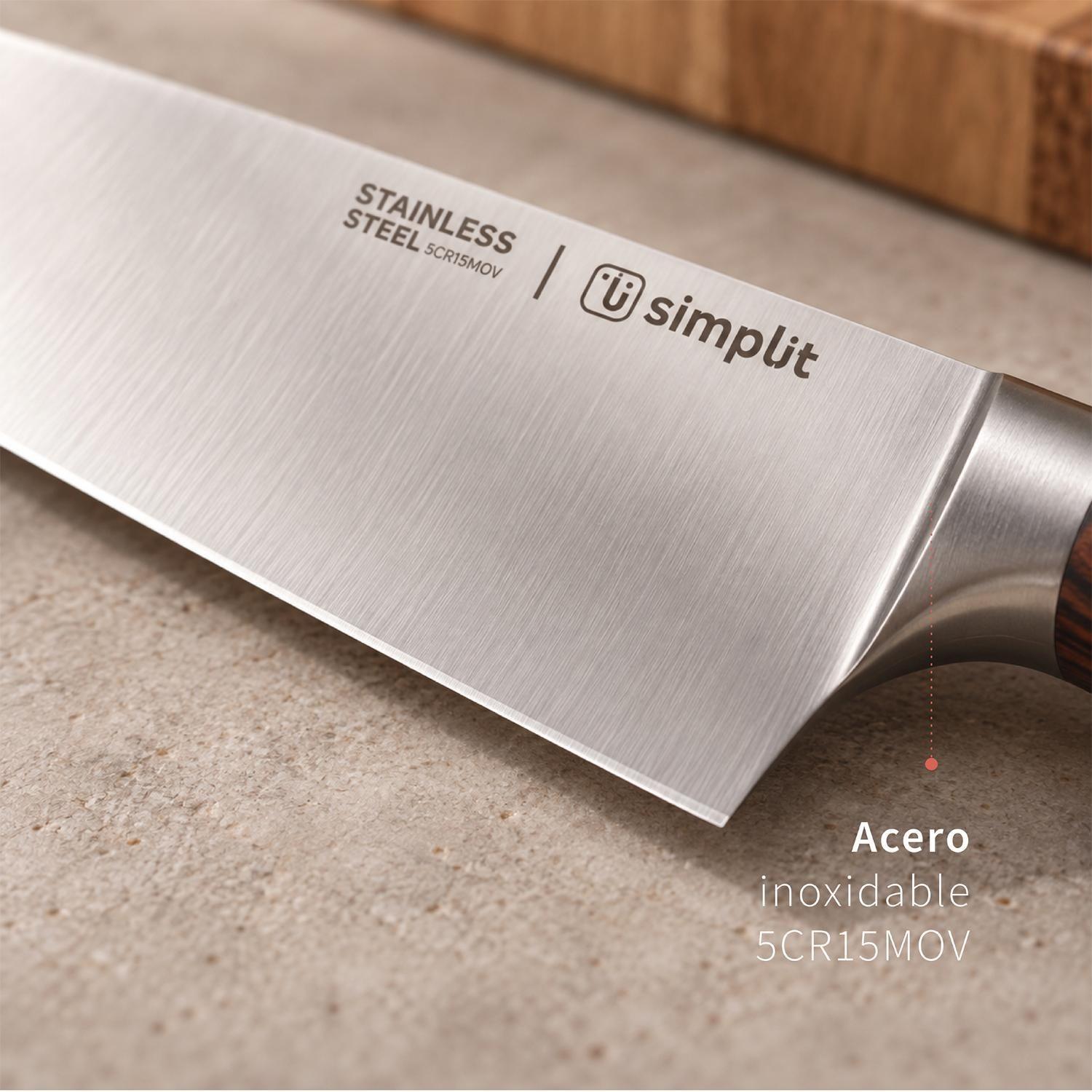 Set Parrillero Cuchillo 21cm y Tenedor Acero Inox Toledo Simplit-3