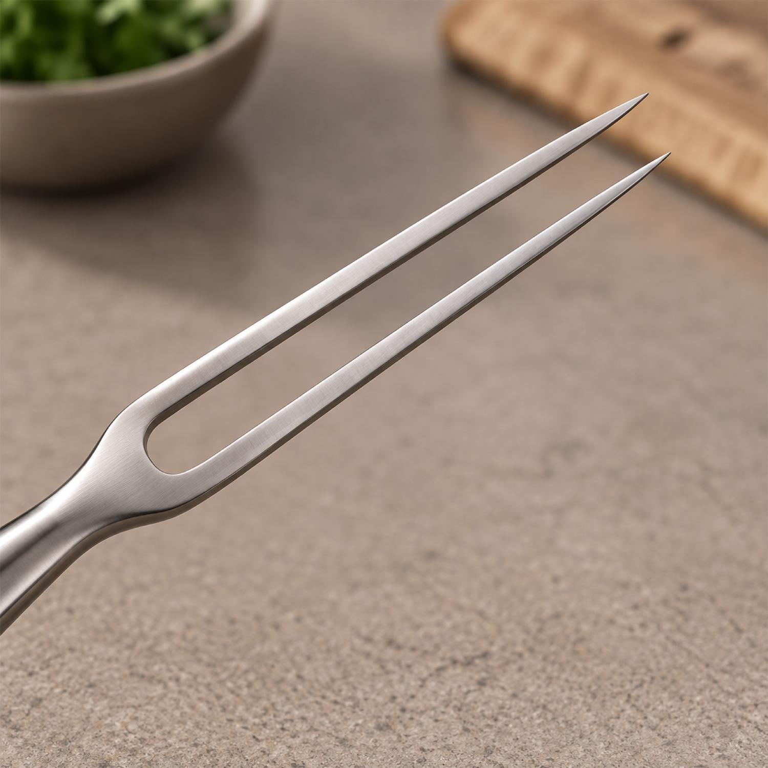 Set Parrillero Cuchillo 21cm y Tenedor Acero Inox Toledo Simplit-4