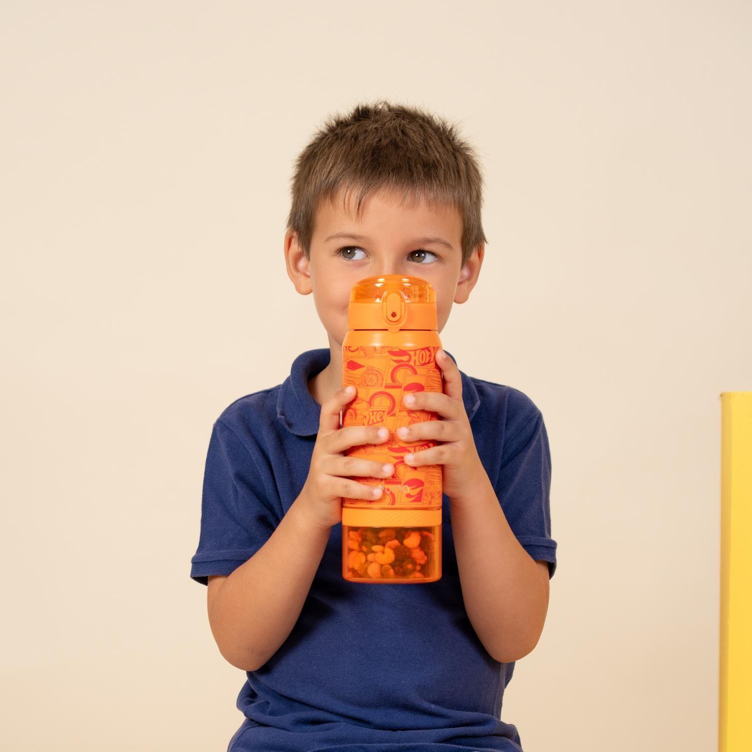 Botella Térmica Niños Hot Wheels Comic 2 en 1 590ml Acero Inox UMA-1