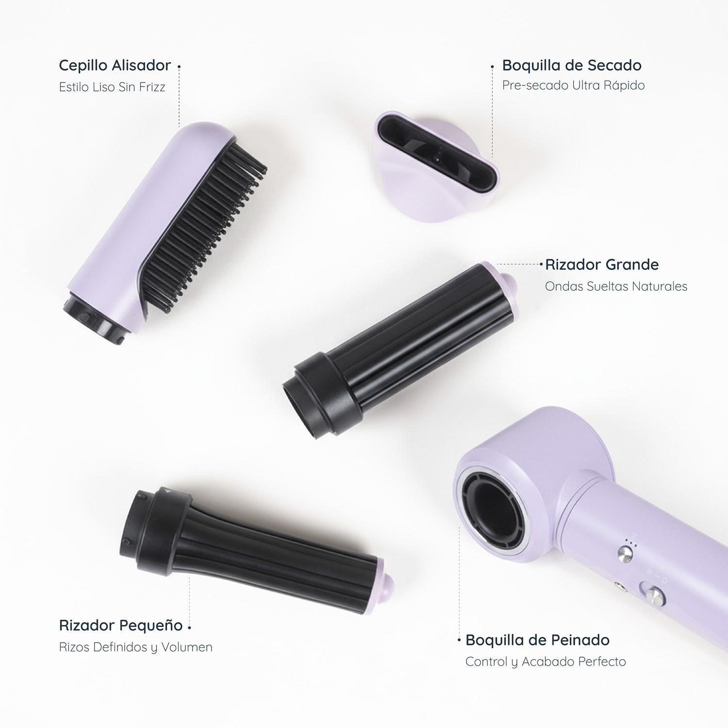 Secador de pelo Multistyler T-Care AeroFlow 5 en 1-4