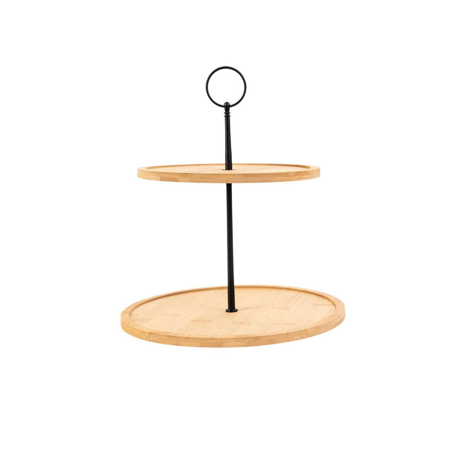 Soporte Para Postres 2 Niveles Bambu 25 cm 5Five-0
