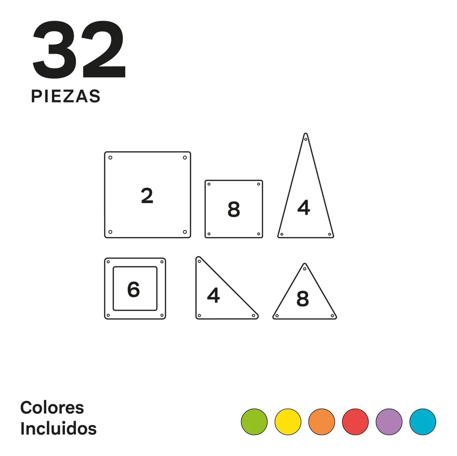 Imanix Juego 32 Piezas Magnéticas-5