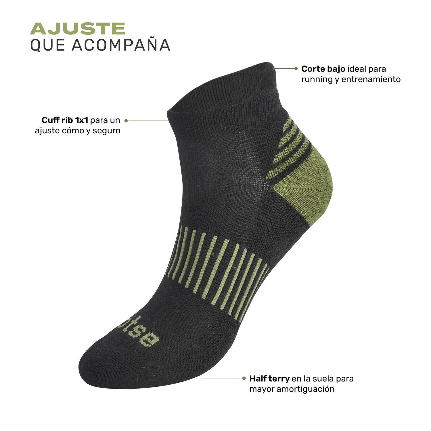 Calcetin Deportivo Corte Tobillo Running Vora Lhotse-5