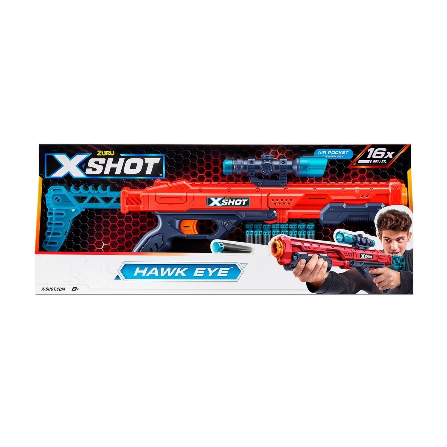 Lanzador Hawk Eye Con 16 Dardos X-Shot-3
