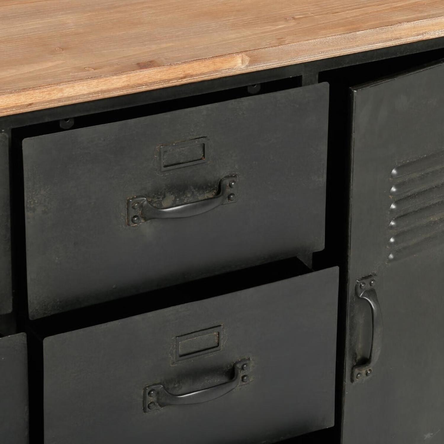 Arrimo Cierna Metal Madera 148 X 51 X 85cm Atmosphera-3