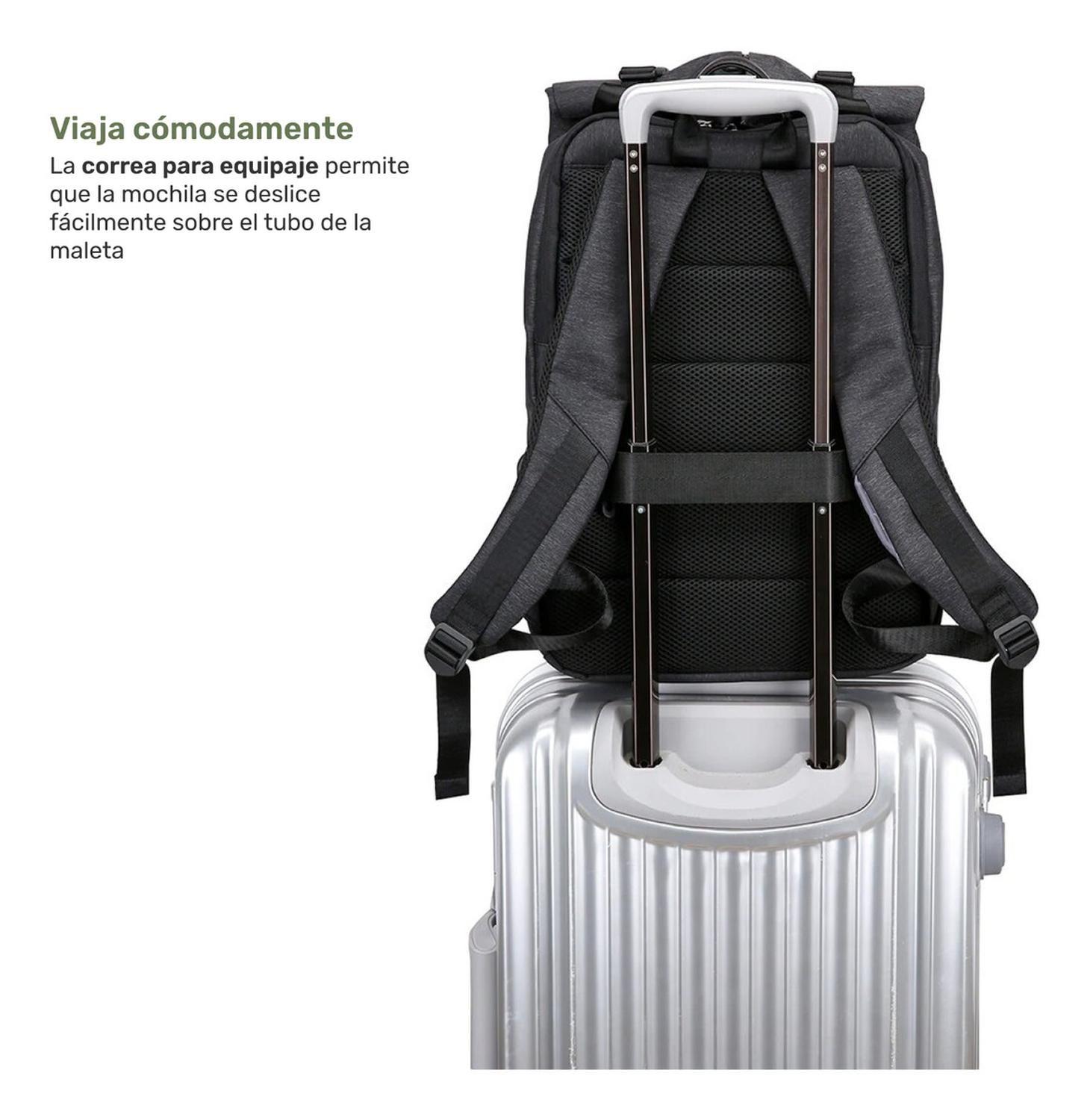 Mochila Antirrobo Lhotse Gris Oscuro MA147-5