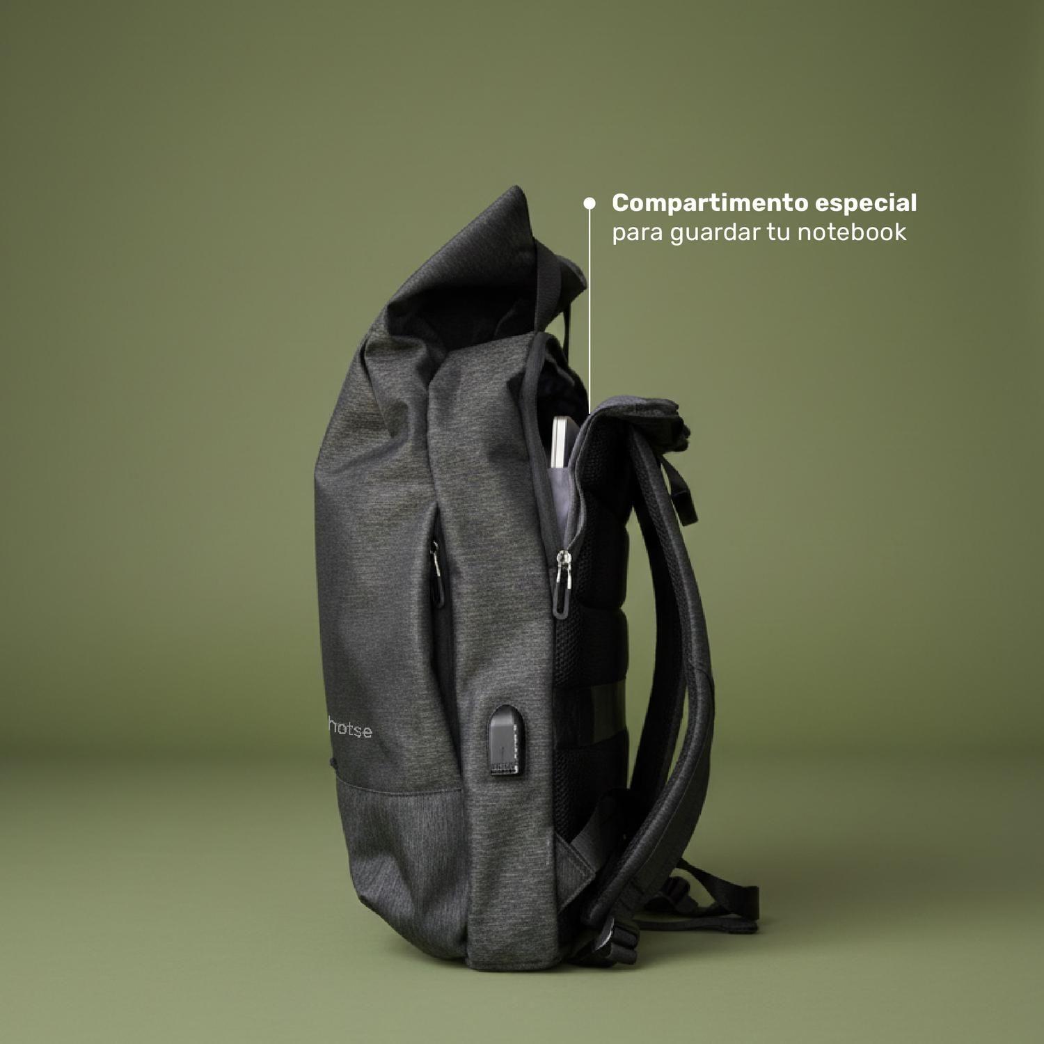 Mochila Antirrobo Lhotse Gris-3