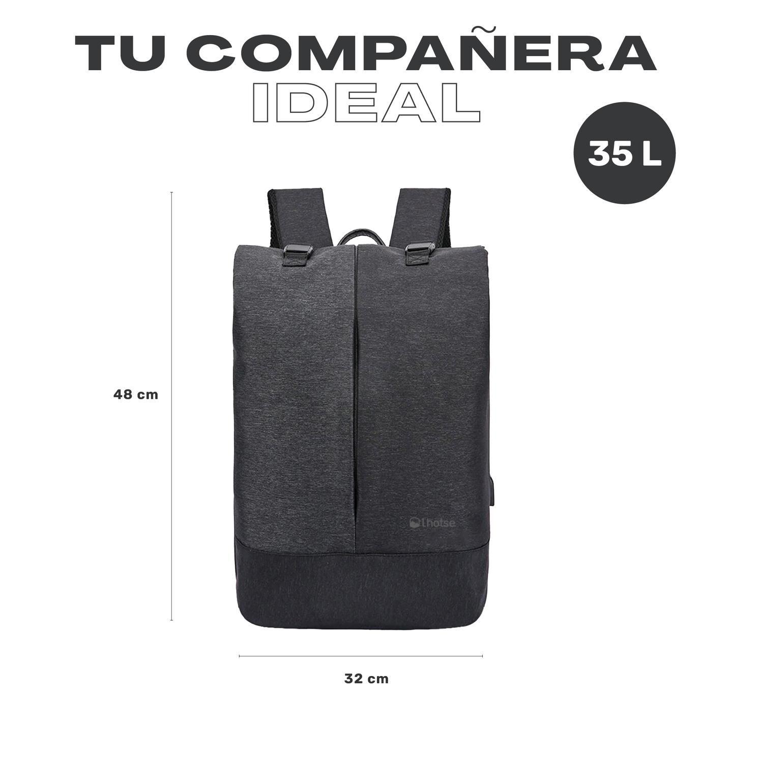 Mochila Antirrobo Lhotse Gris-7