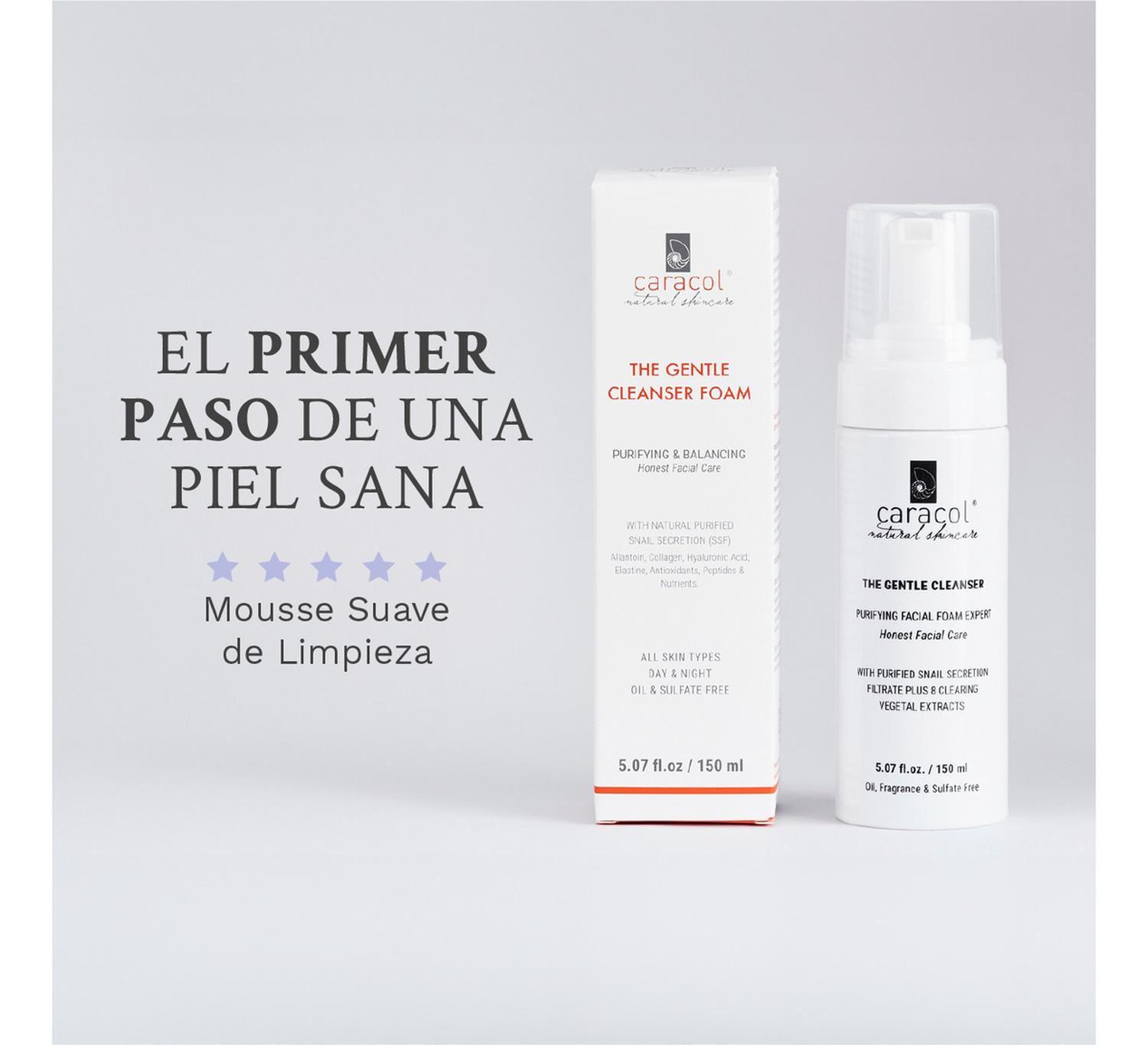Espuma Mousse de Limpieza Facial Caracol Natural 150 ml-6