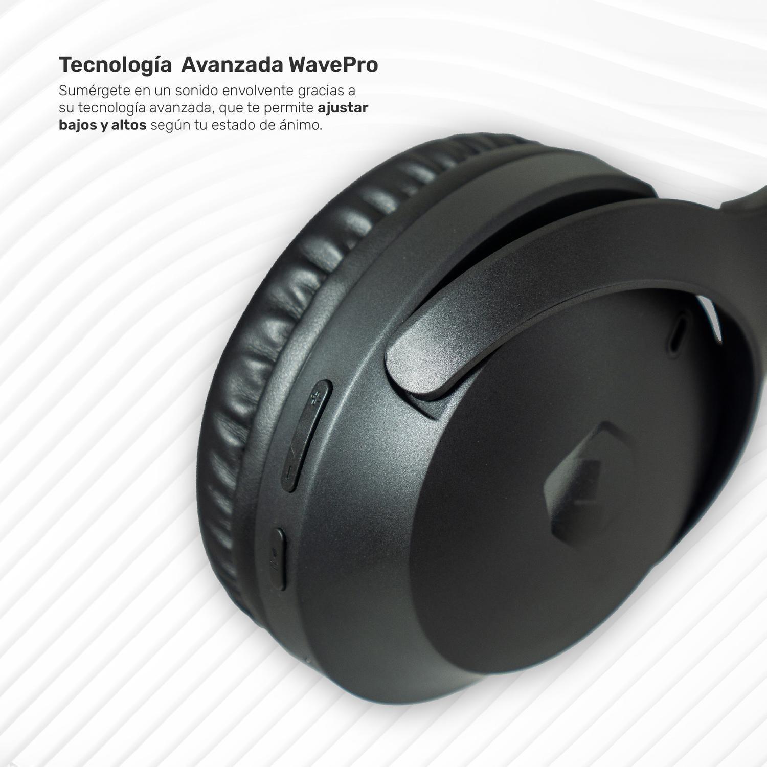 Pack Smartwatch Blue Rhythm + Audífonos Black WavePro-5