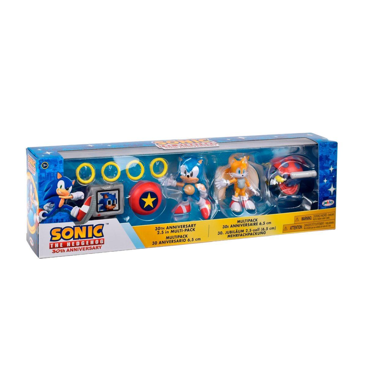 Pack 3 Figuras Sonic De 6 Cms Con Accesorios-2