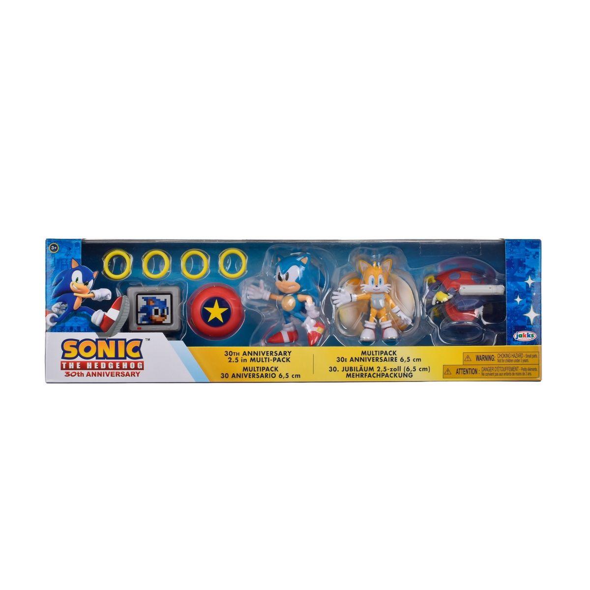 Pack 3 Figuras Sonic De 6 Cms Con Accesorios-3