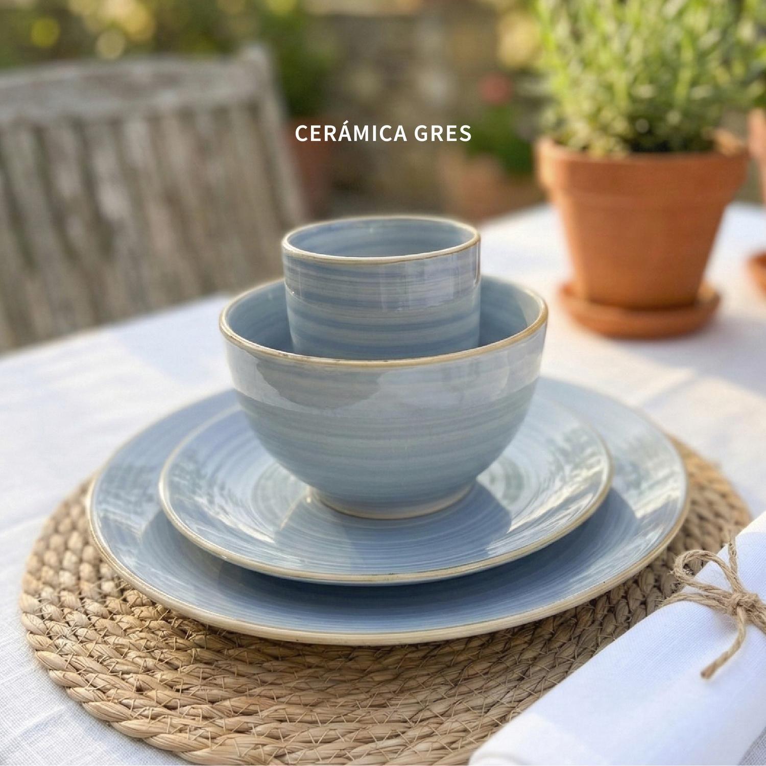 Set 8 Vasos Cerámica 330 ml Amalfi Simplit-3