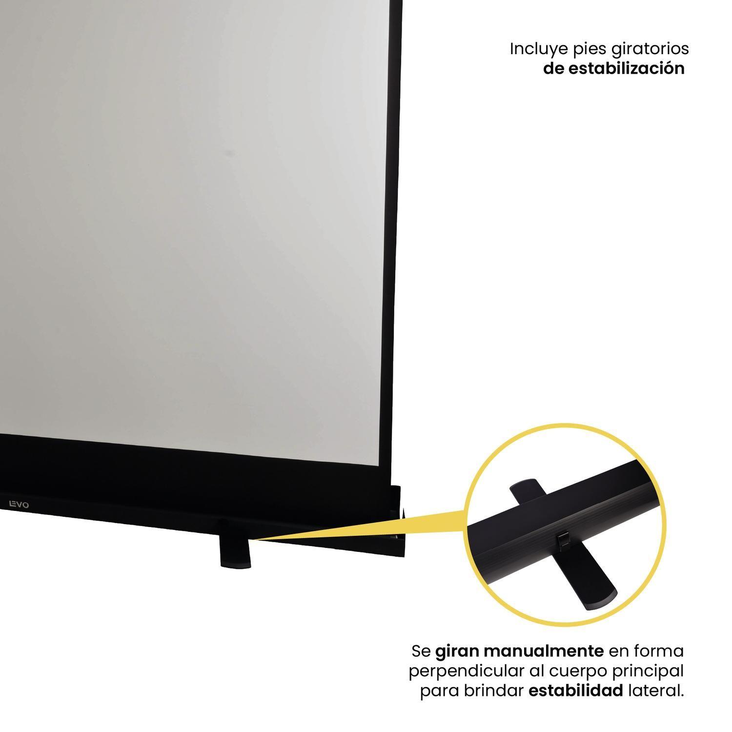 Telón Proyector 100'' Sistema de Elevación 200 x 150cm LEVO-5