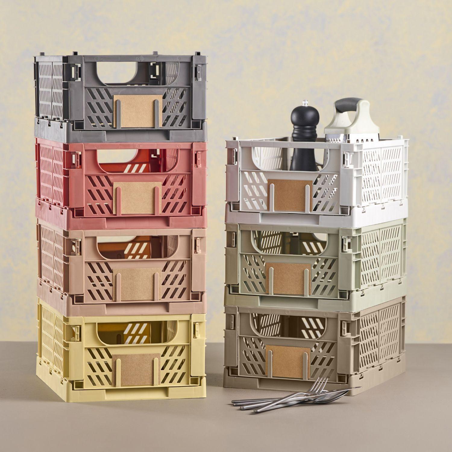 Caja De Almacenamiento Plegable 33X24.5X15 cm Gris DAY-2