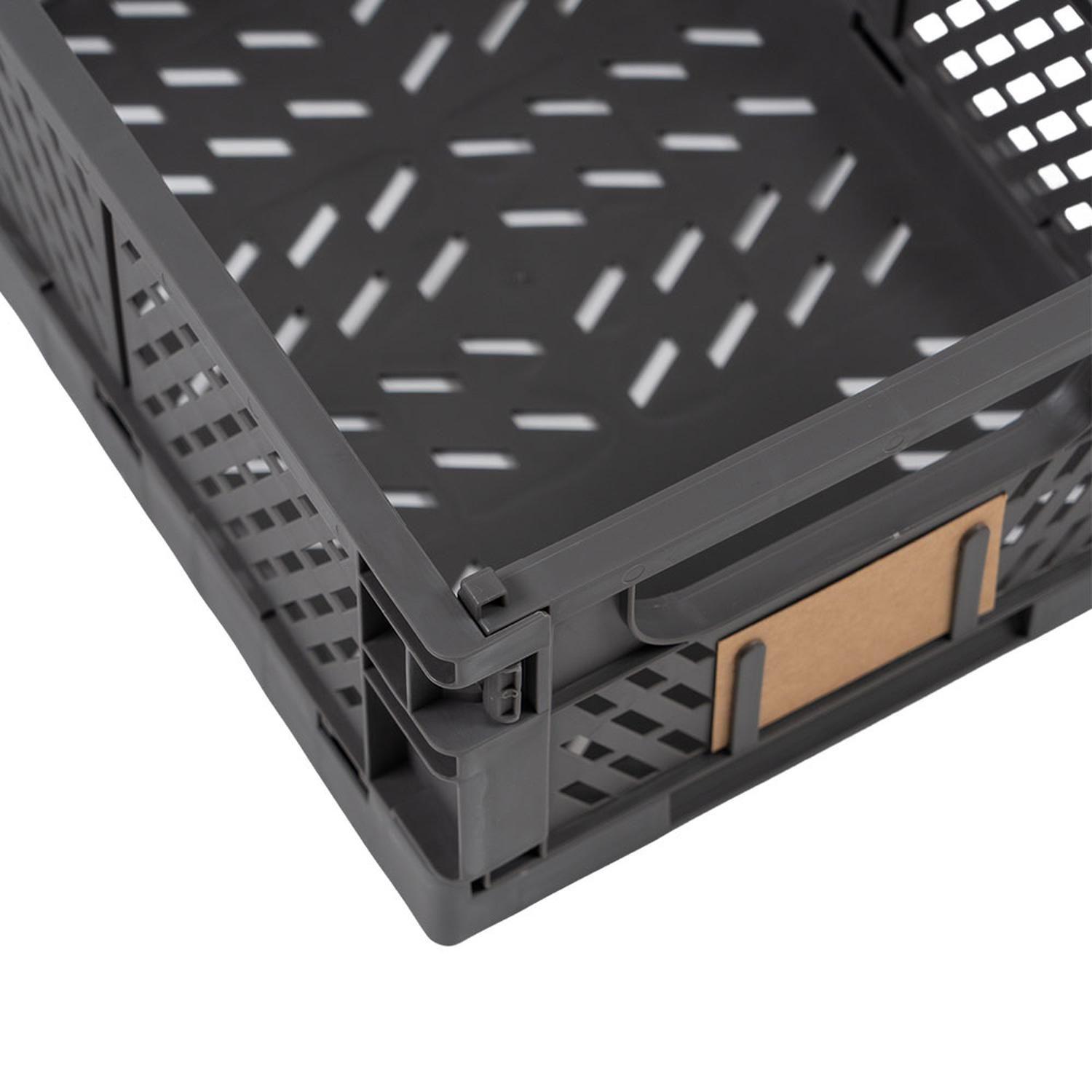 Caja de Almacenamiento Organizadora Apilable y Plegable DAY Negro-2