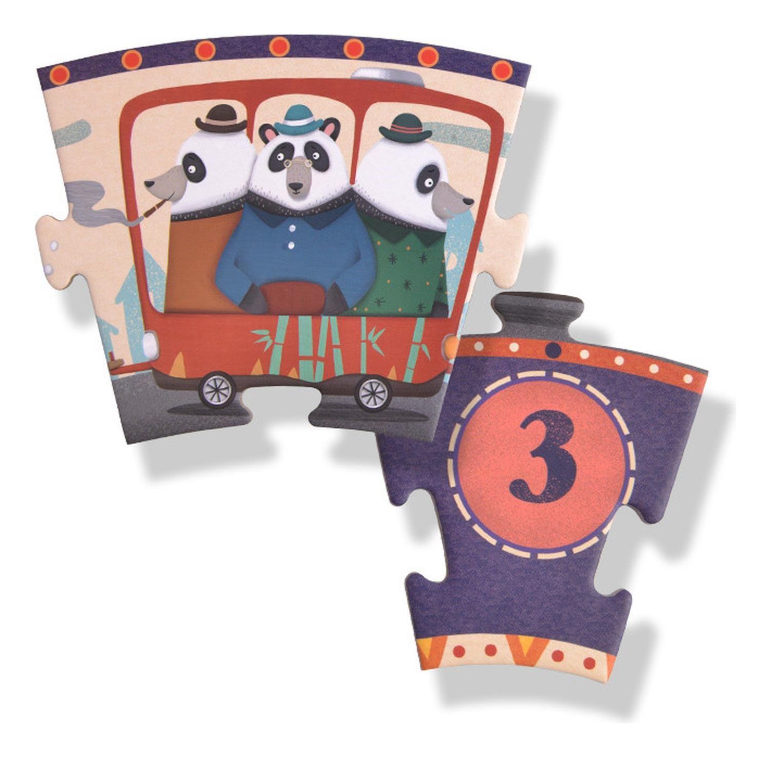 Puzzle Redondo Mi Viaje En El Tiempo 25Pcs MiDeer-6