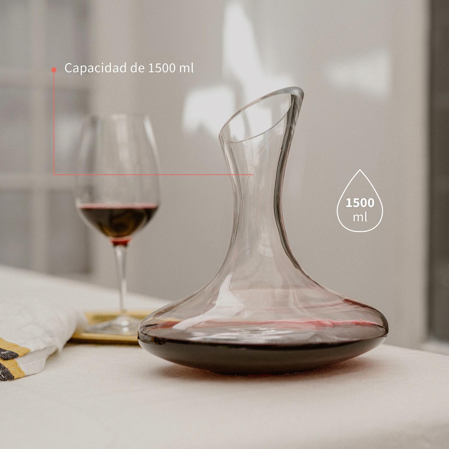 Decantador Aireador Vino Rouge 1500ml-4