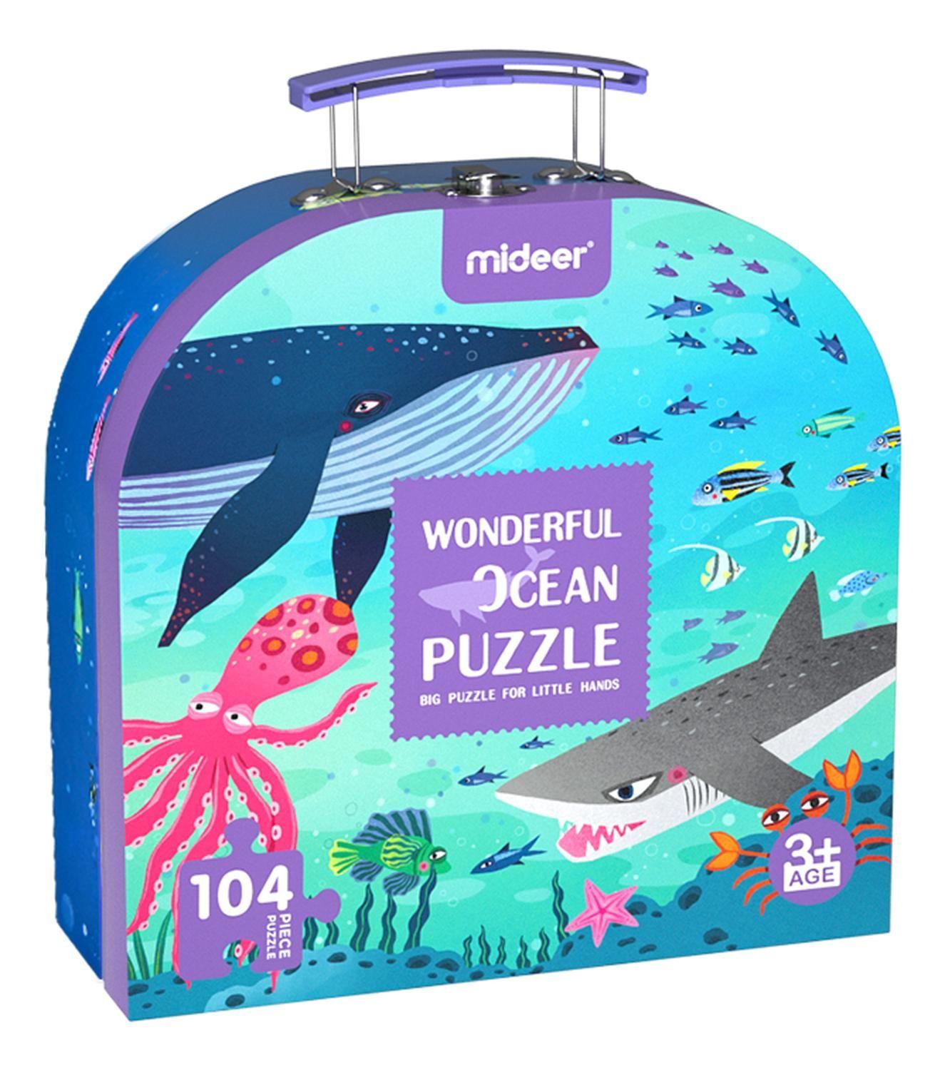 Puzzle Maleta Oceano 104Pcs MiDeer-4