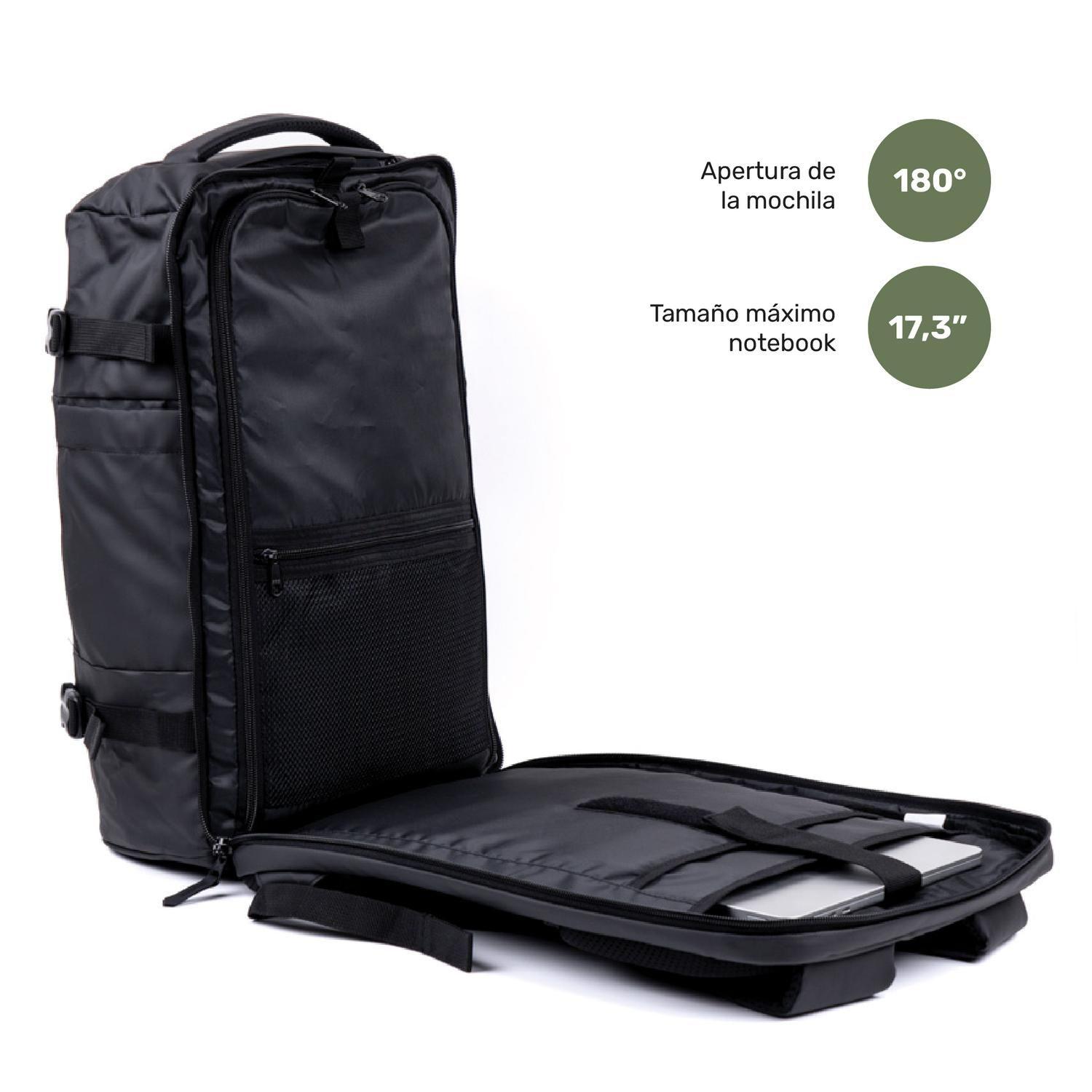 Mochila Viaje impermeable Notebook 17,3"Broadpeak 40L Lhotse-3
