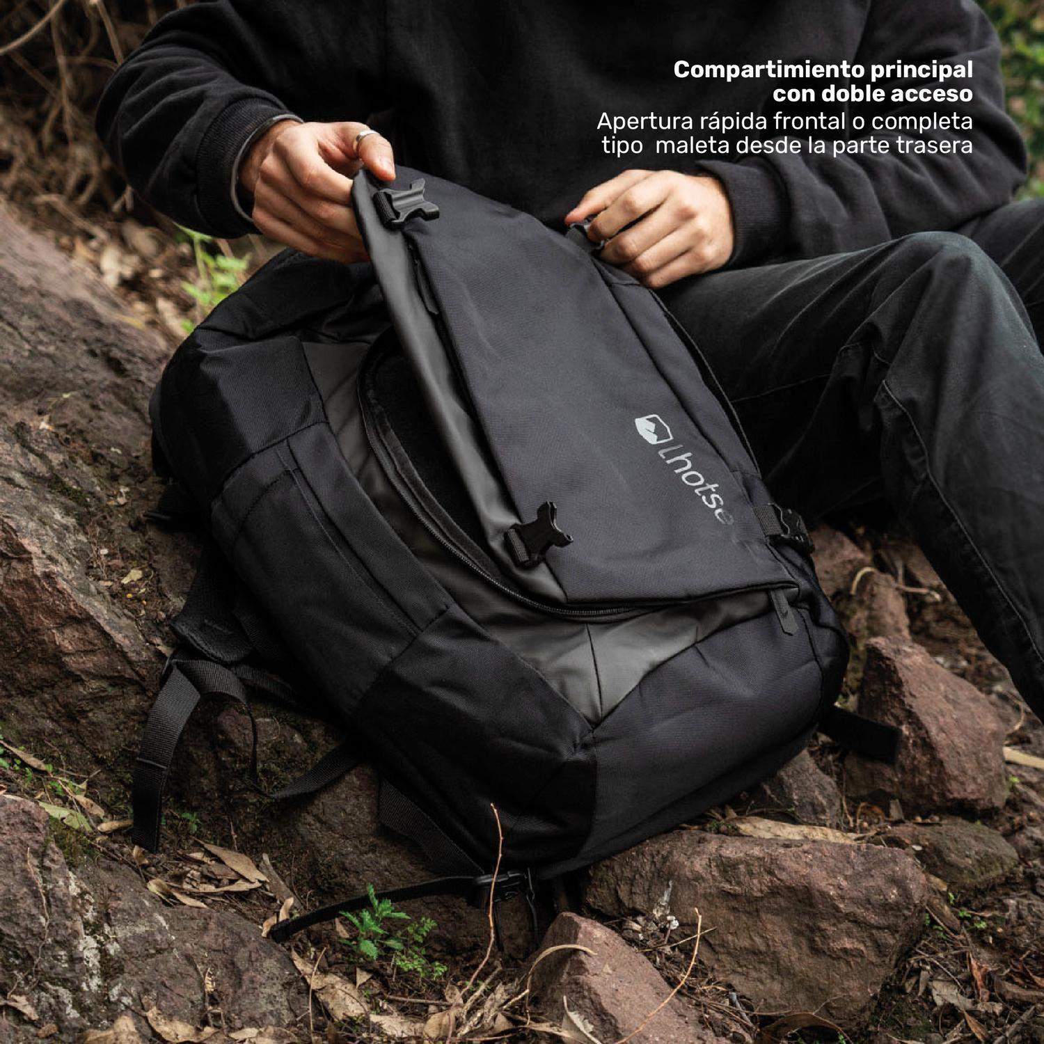 Mochila Viaje impermeable Notebook 17,3"Broadpeak 40L Lhotse-5