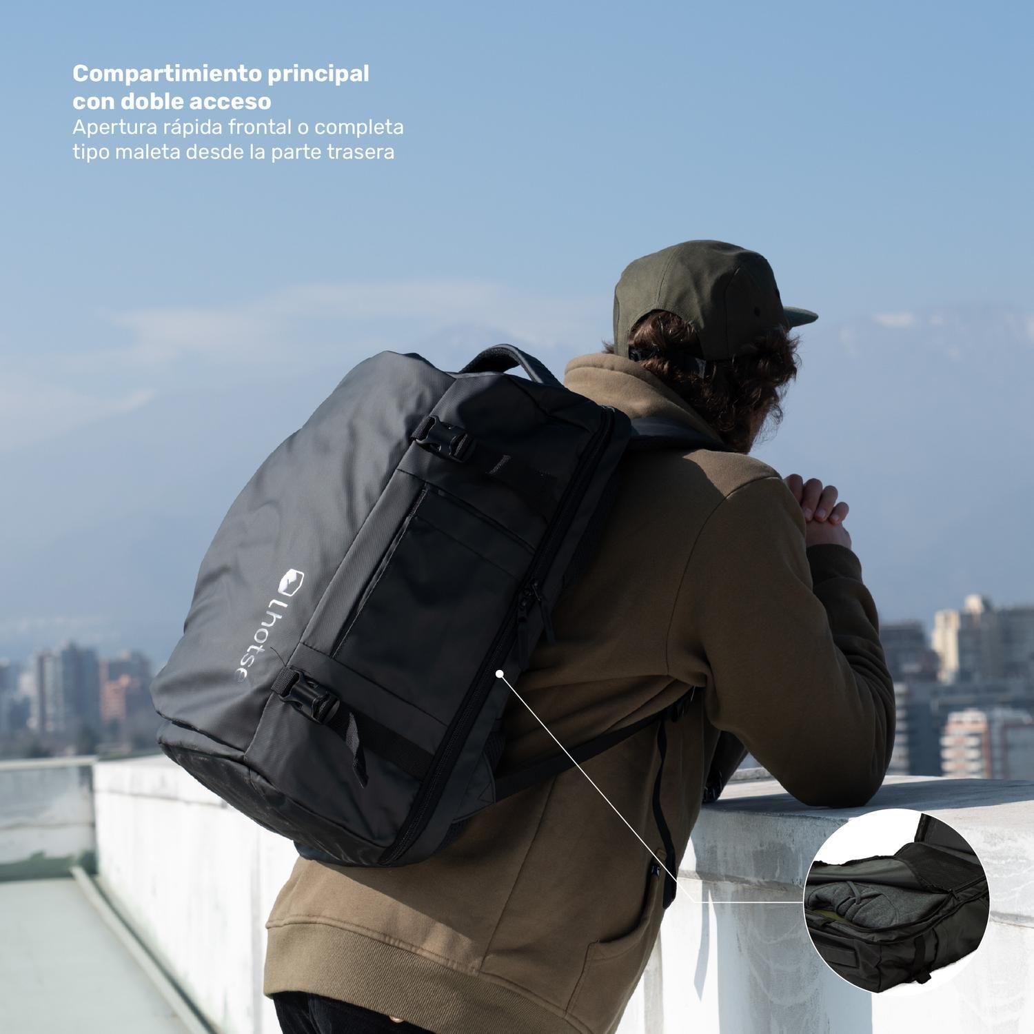 Mochila Viaje impermeable Notebook 17,3"Broadpeak 40L Lhotse-5