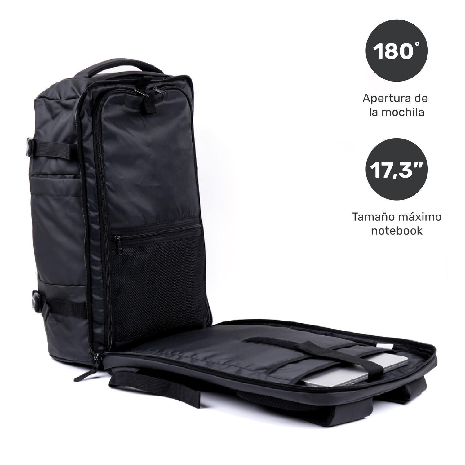 Mochila Viaje impermeable Notebook 17,3"Broadpeak 40L Lhotse-1