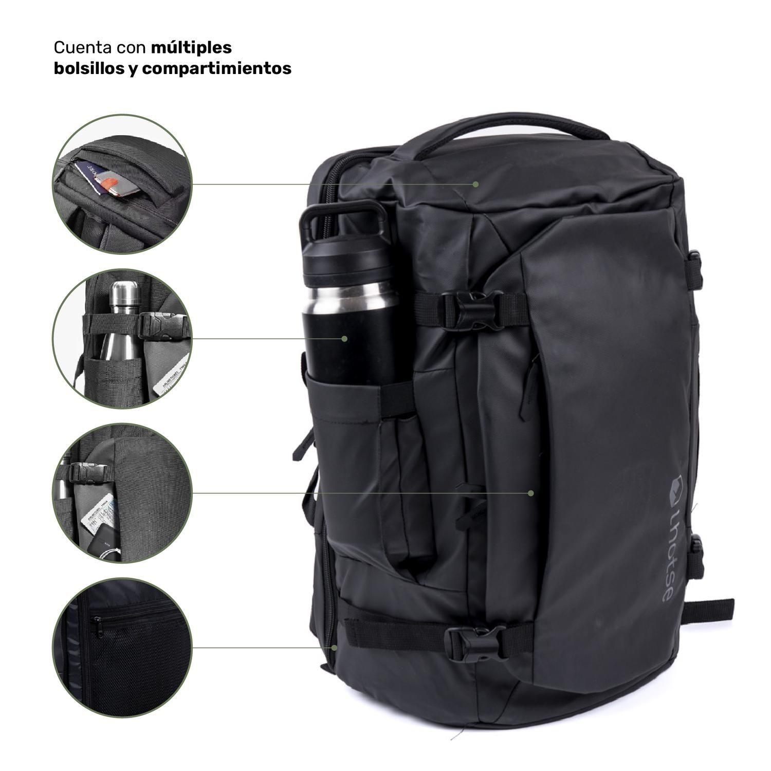 Mochila Viaje impermeable Notebook 17,3"Broadpeak 40L Lhotse-2