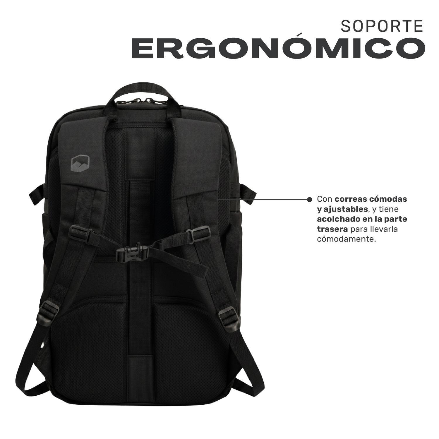 Mochila Viaje impermeable Notebook 17,3"Broadpeak 40L Lhotse-3