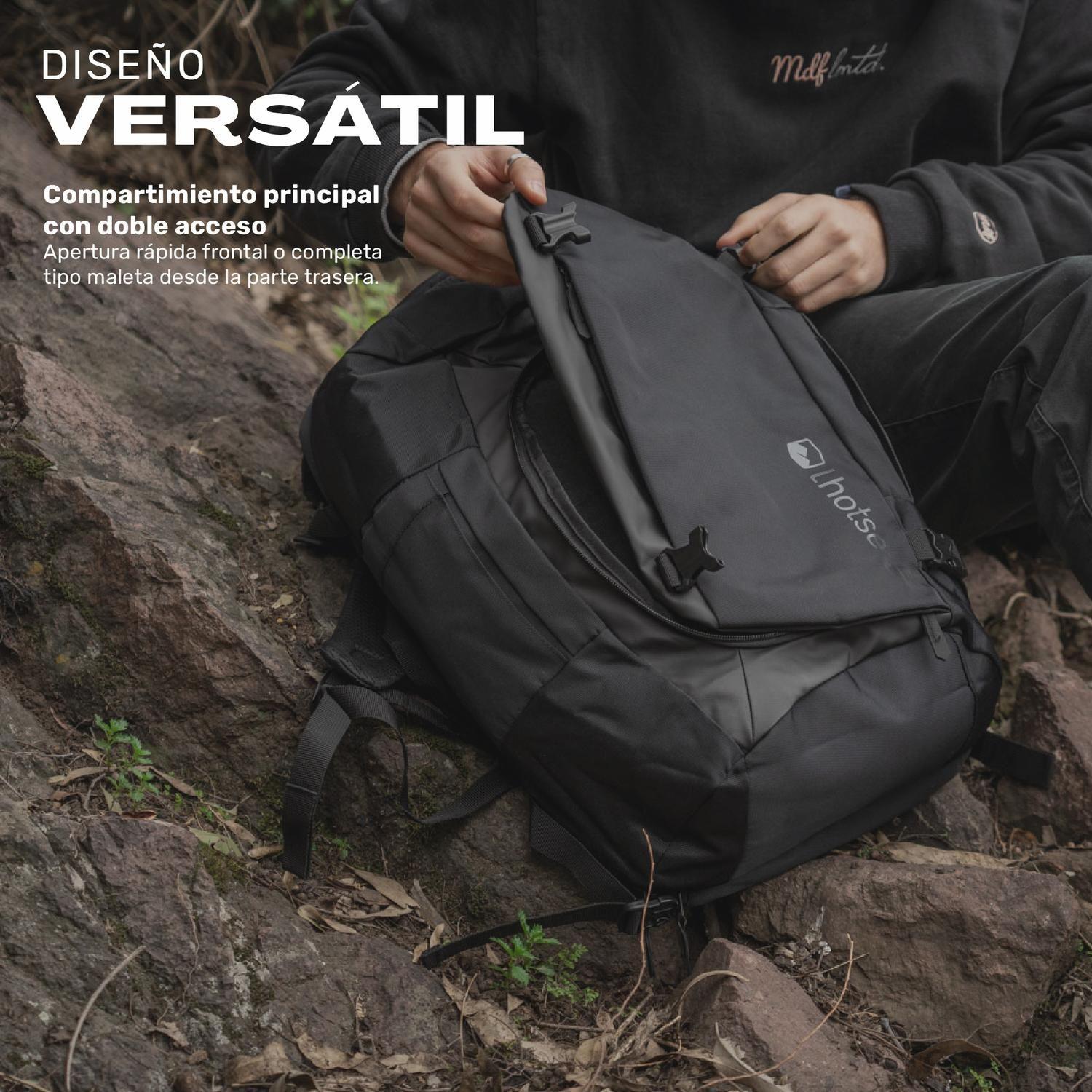 Mochila Viaje impermeable Notebook 17,3"Broadpeak 40L Lhotse-4