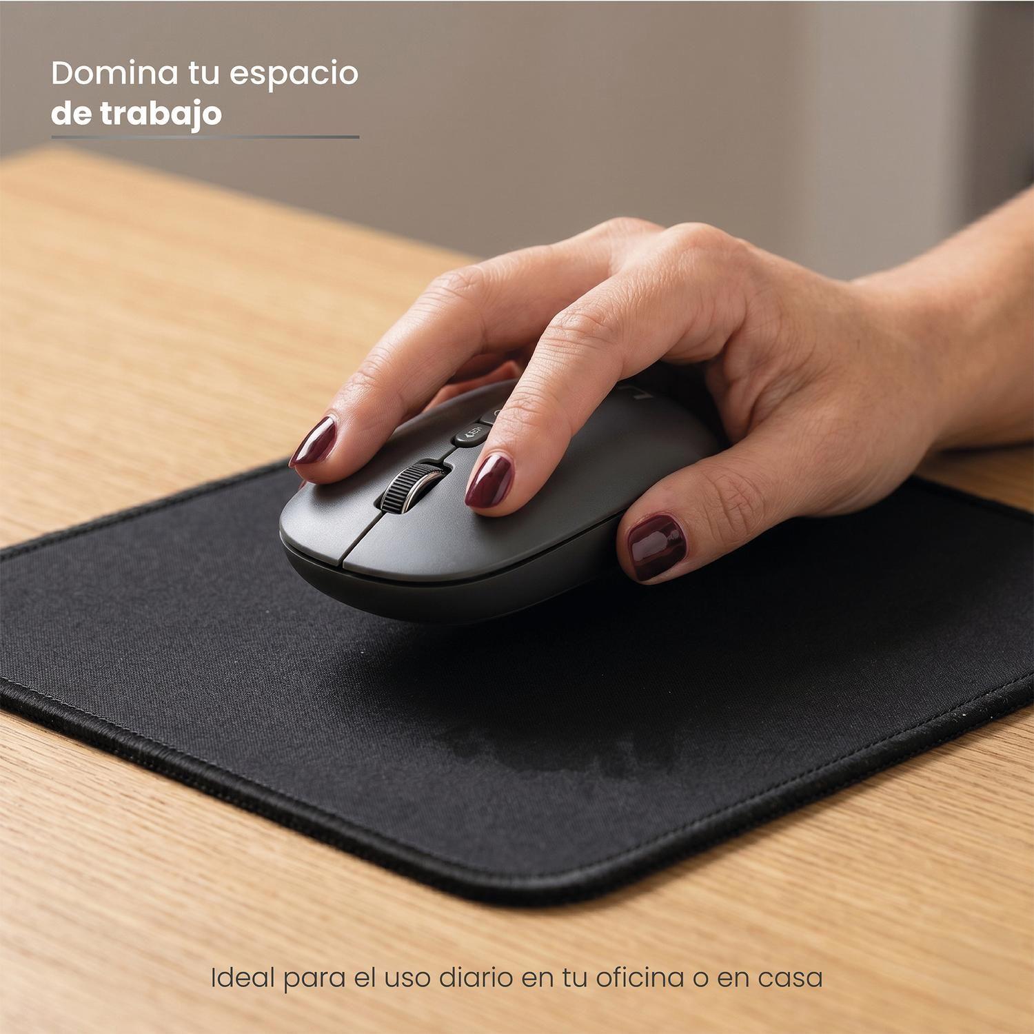Mousepad Officepad S 23x20 cm Antideslizante Negro LEVO-2