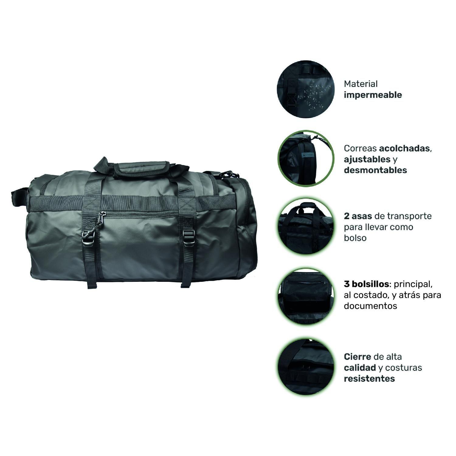Bolso Deportivo Lhotse Duffel 30 Lts Bag Negro-2