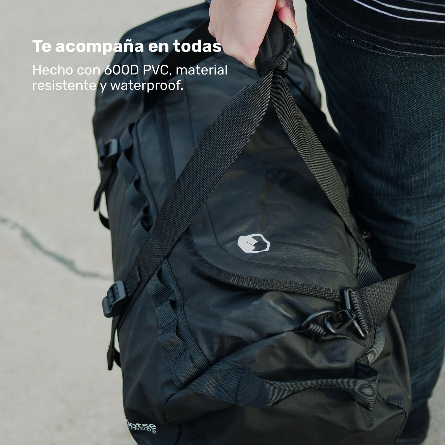 Bolso Deportivo Lhotse Duffel 30 Lts Bag Negro-4