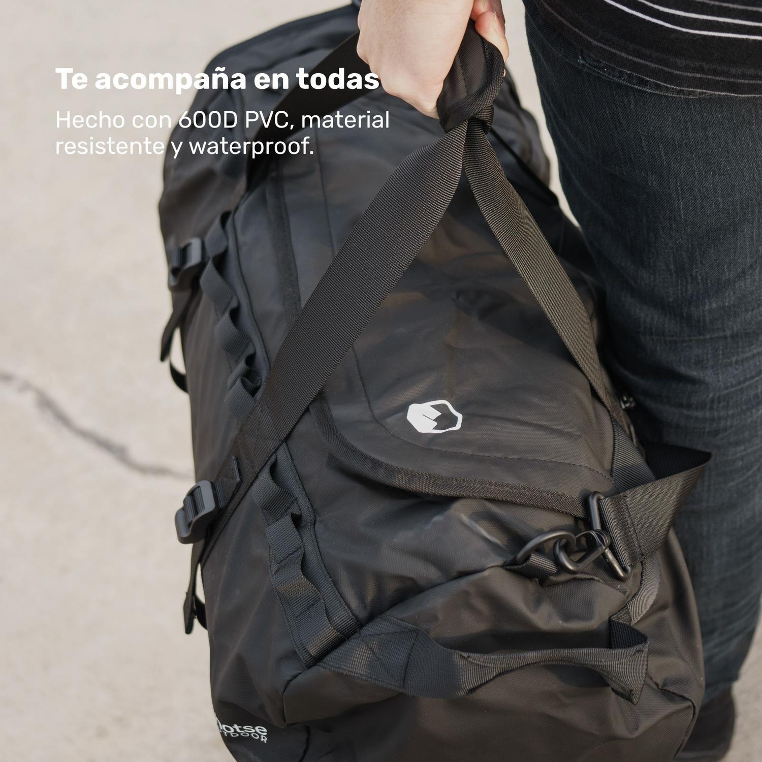 Bolso Deportivo Lhotse Duffel 30 Lts Bag Negro-4