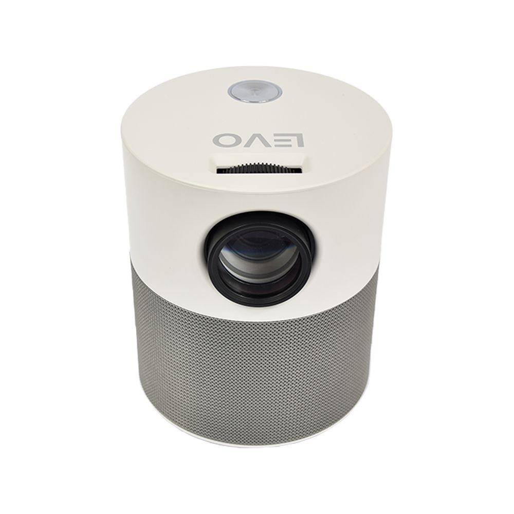 Proyector Led Portátil 360º + Telón Mural 100 Pulgadas Levo-1