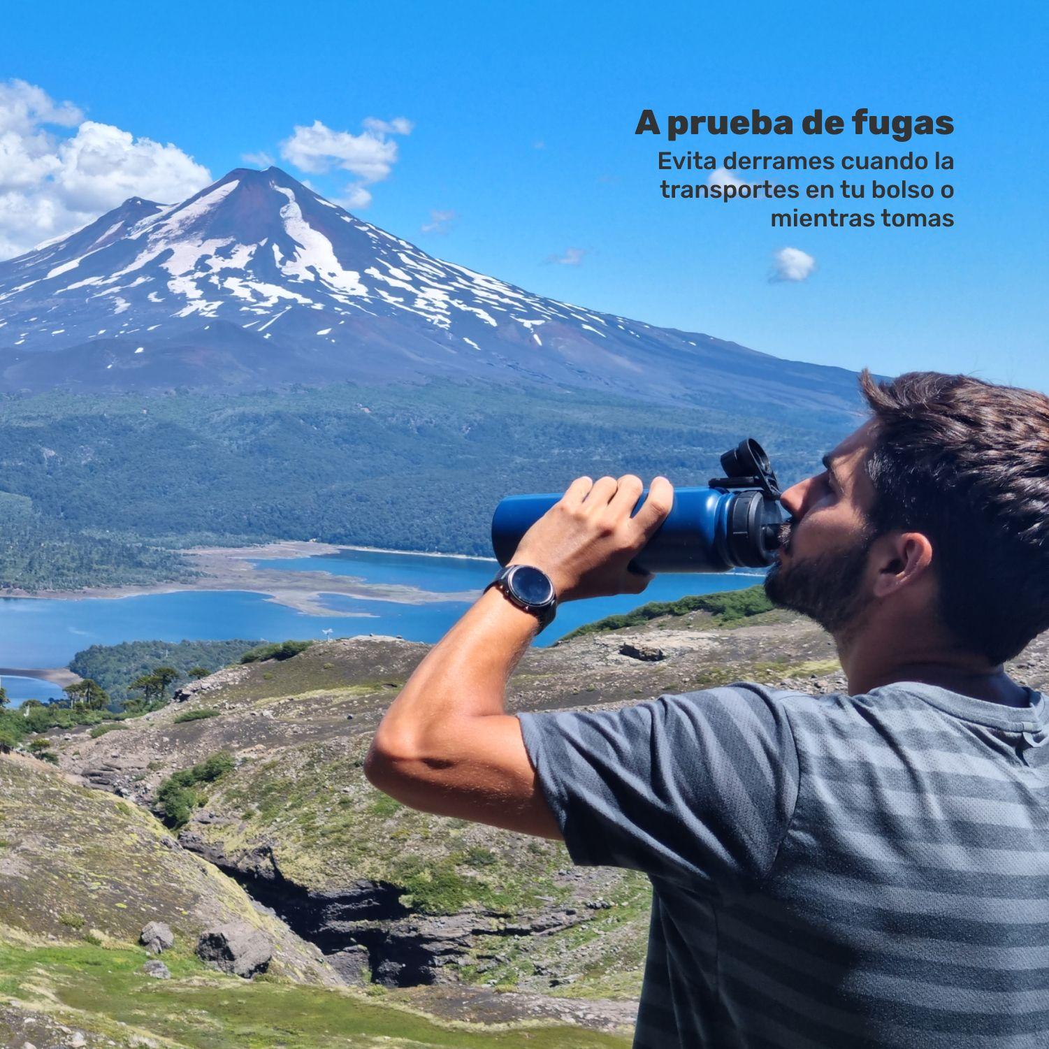 Botella Térmica Coihue Azul 800 Ml Lhotse-4