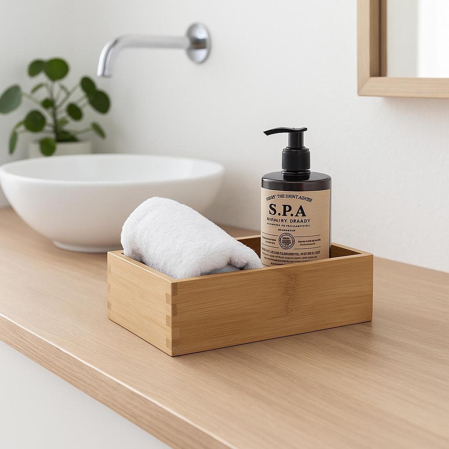 Caja de Almacenamiento de Bambú para Organización DAY-2